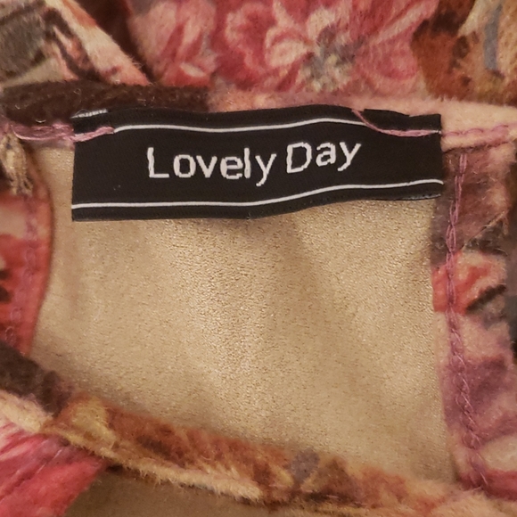 🔥❤🔥Floral Sleeveless Mini Dress Medium - Picture 6 of 7